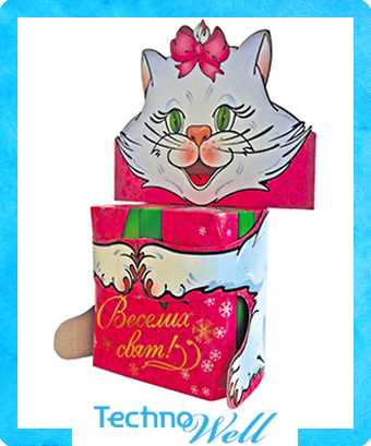 Коробка для конфет «Кошка»